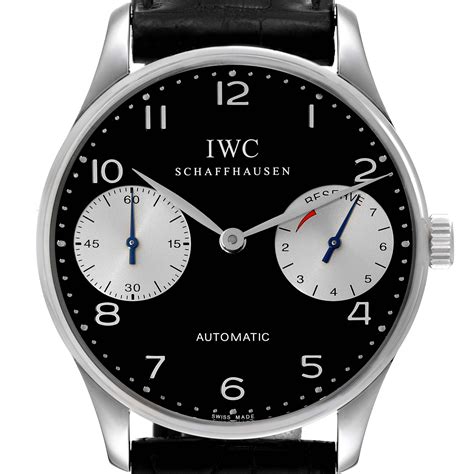 iwc portuguese black|iwc portuguese price list.